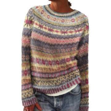 2024 coarse needle fabric 3D digital printing men's and women's striped splicing top round neck sweatshirt