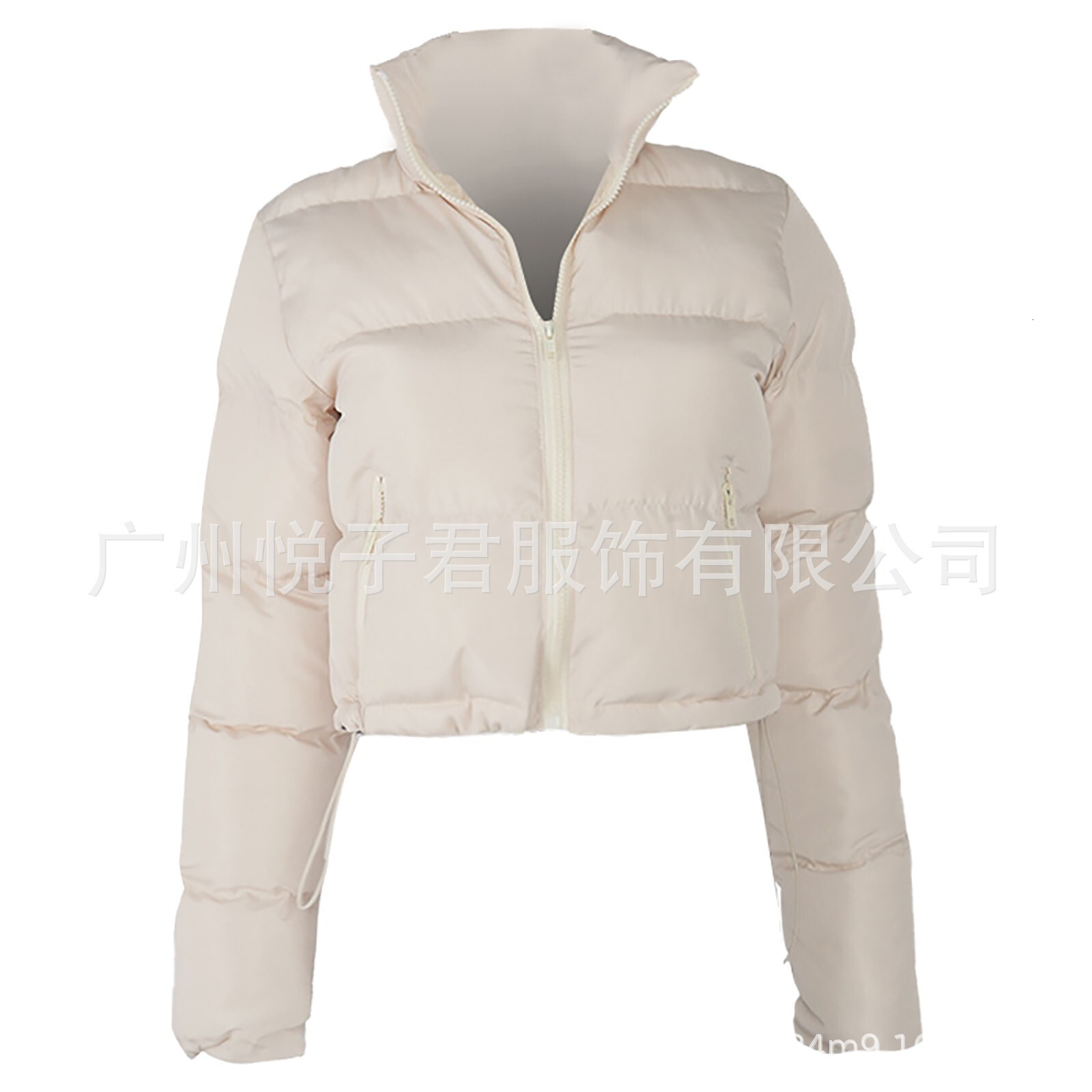 Fashionable and versatile designer winter street trendy ordinary zipper solid color lightweight lapel imitation silk velvet down jacket