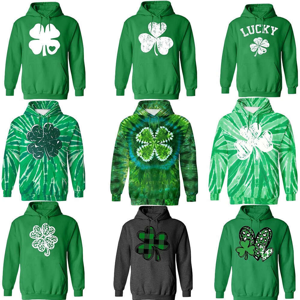 New St. Patrick's Day 3D Digital Printed Irish Festival Hoodie