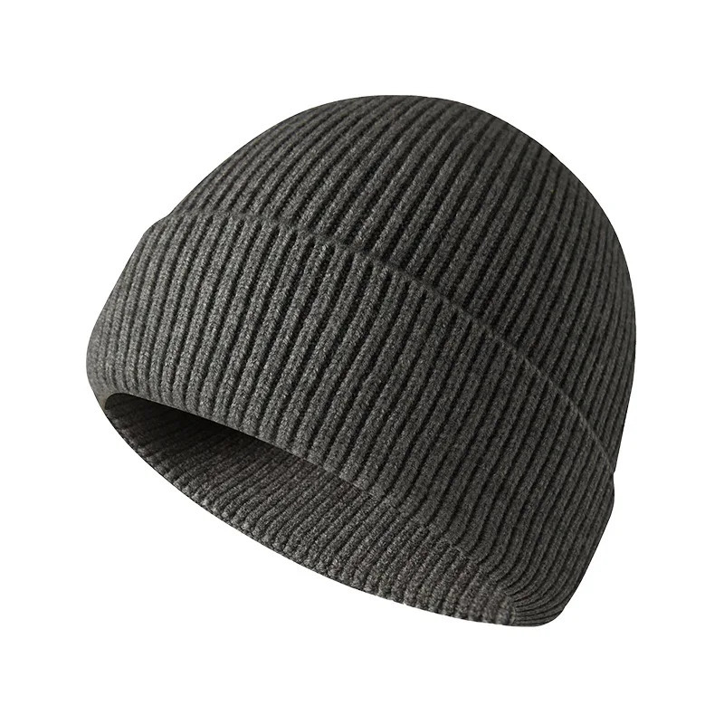 Warm Winter Hat Skull Caps For Men Women Soft Thermal Knit Beanie Thick Cuffed Beanies Male Outdoor Windproof Snow Ski Cap 241125