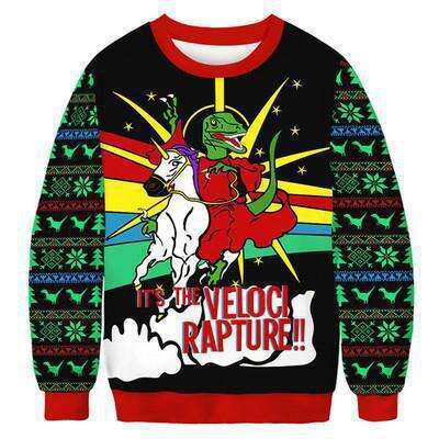 Hot selg Christmas series 3D digital printed long sleeved sweater, casual loose round neck sweatshirt