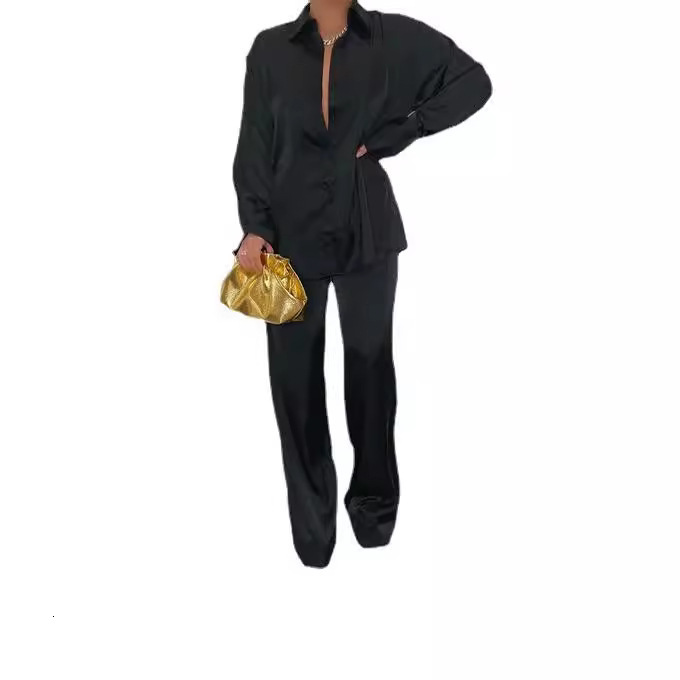 Women's Fashion Multi Color Tint Loose Casual Set