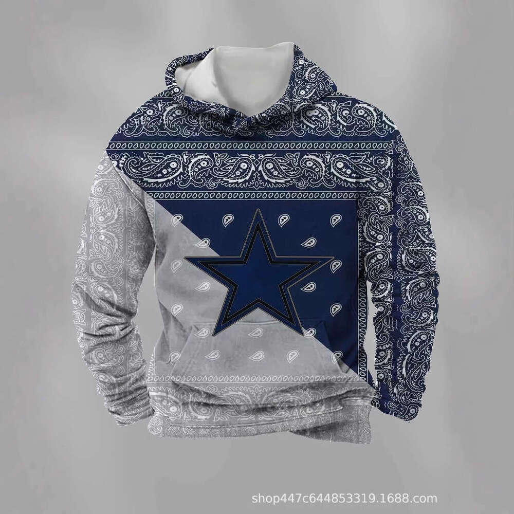 2024 Hot Selg Couple 3D Digital Printed Loose Casual Hoodie