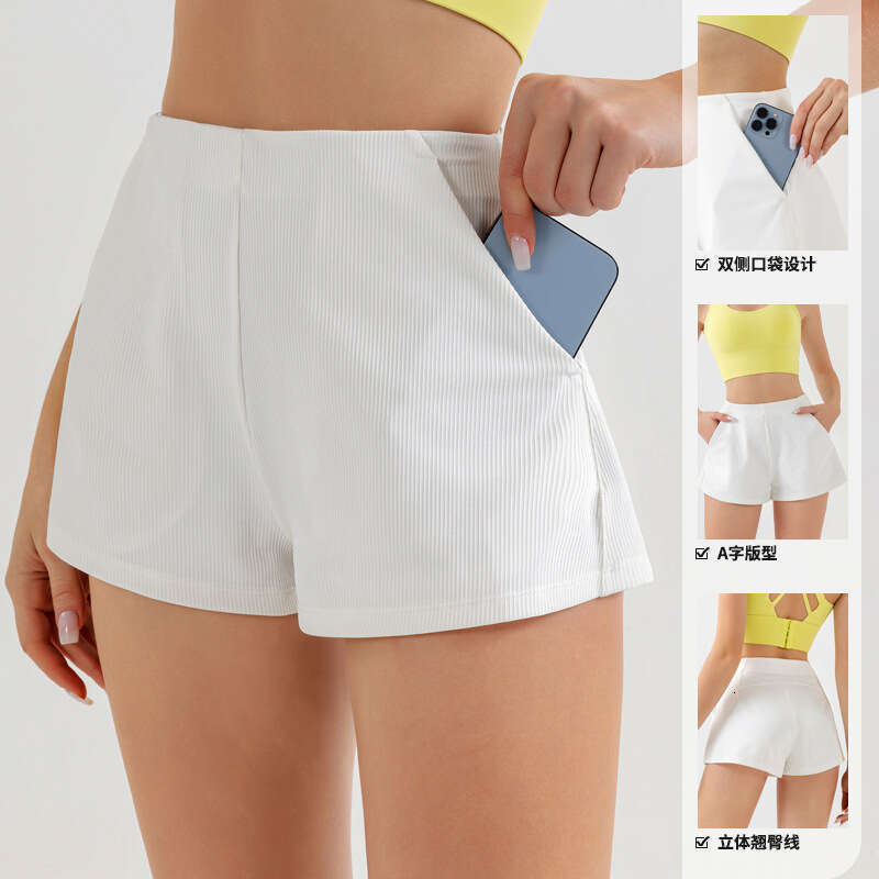 Spring/Summer High Waist Yoga Women's Hip Lifting Clothes Tight Running Outwear Sports Fiess Shorts 3/4 Pants