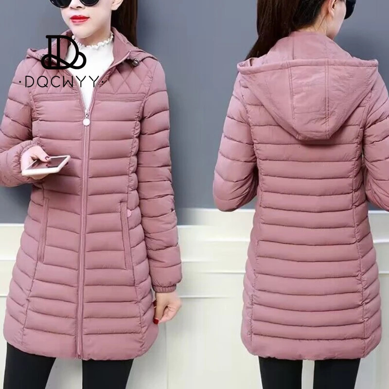 Womens Jacket Fashion Loose Down Cotton Women Coats Parkas Casual Warm Outerwear Hooded Winter Oversize 6XL Overcoat 241120