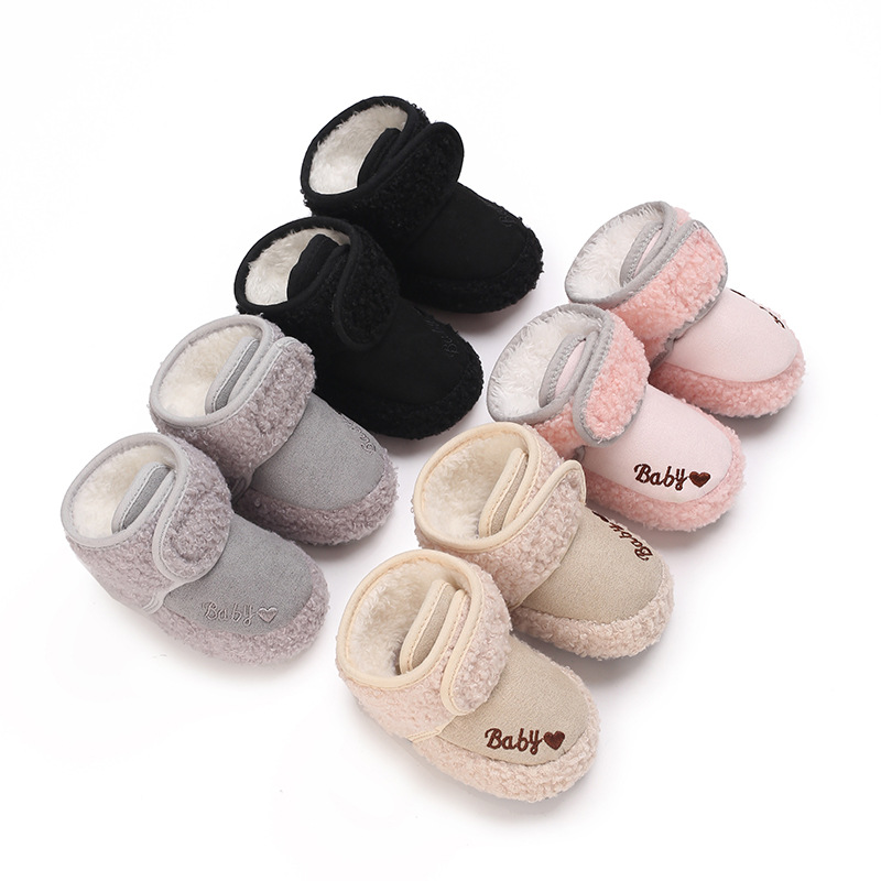 Warm Infant Toddler Crib Snow Boots Soft Comfortable Little Kids Anti-Slip Socks Shoes Littlesprouts Newborn Baby Shoes