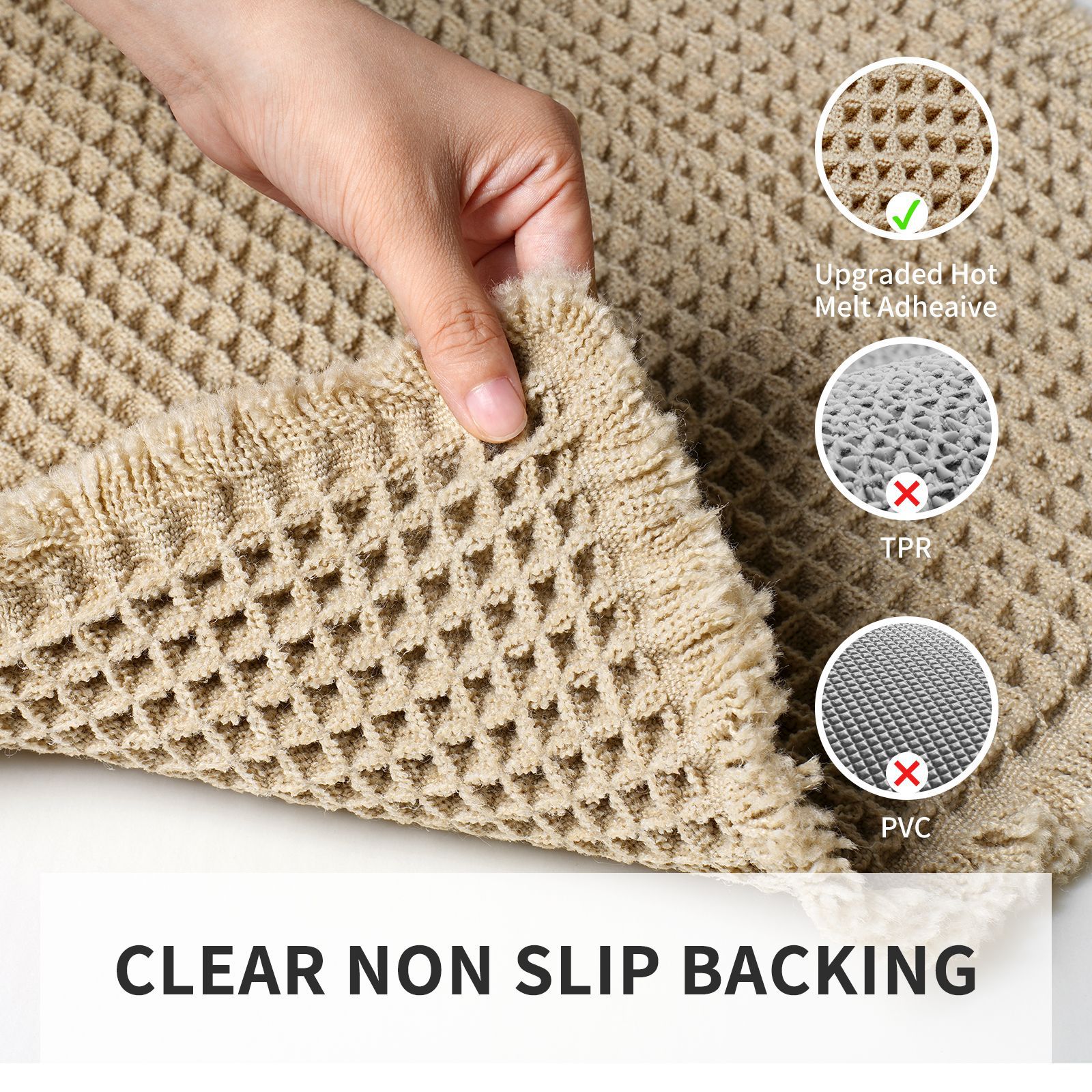 Toilet Anti-slip Foot Mat Bathroom Door Mat Entrance Mat Bathroom Floor Mat Bathroom Door Absorbent Carpet