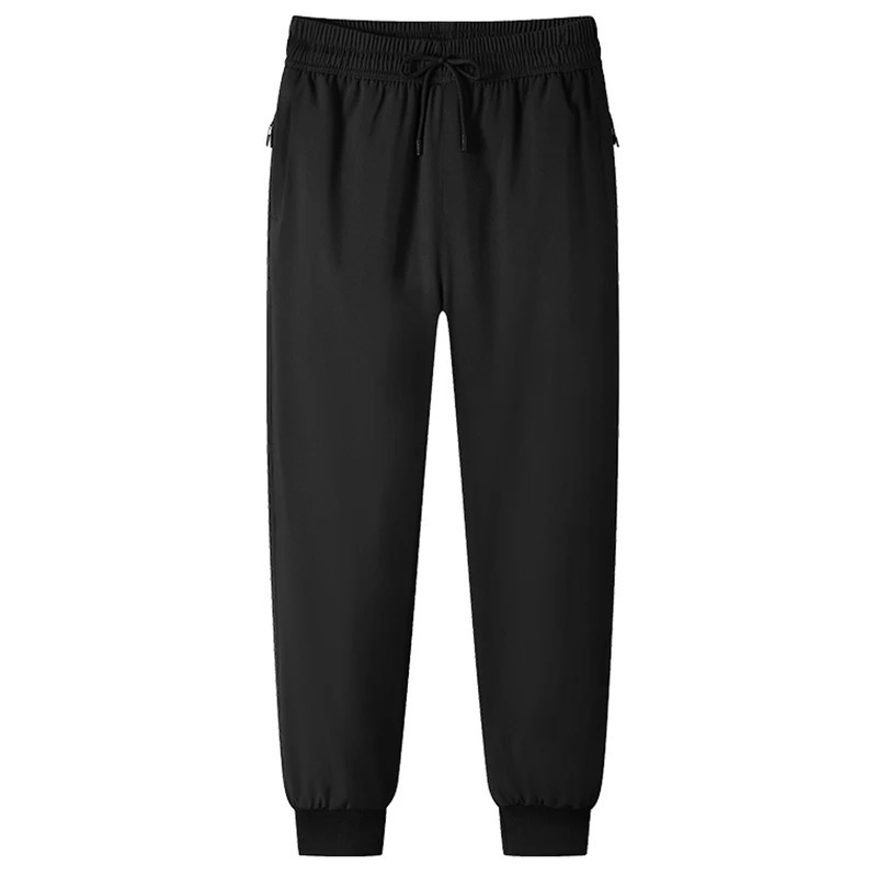 Mens Winter Warm Sports Pants Waterproof Outdoor Thick Cashmere Casual Loose Drawstring Large Size Jogging 241120
