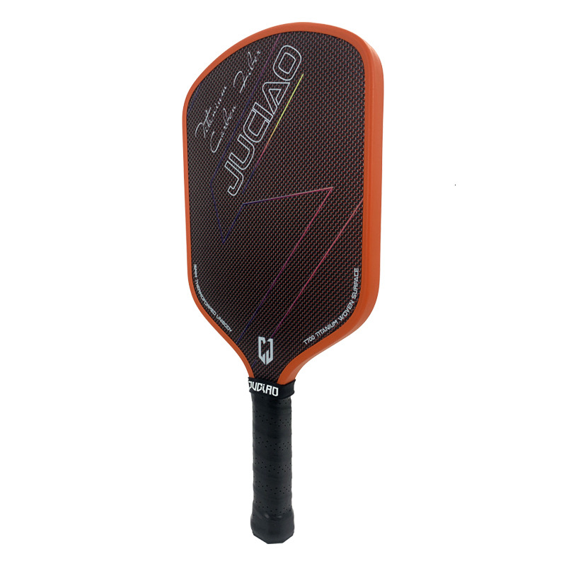 JUCIAO T-Titanium Paddle Carbon Fiber Pickleballs For Spin And Control Foam Injected Edges Thermoformed Pickleball