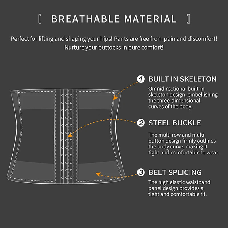 Waist Trainer for Men Tummy Control Girdle Cintas Modeladora Lumbar Support Body Shaper Compression Belt Shapewear 241121