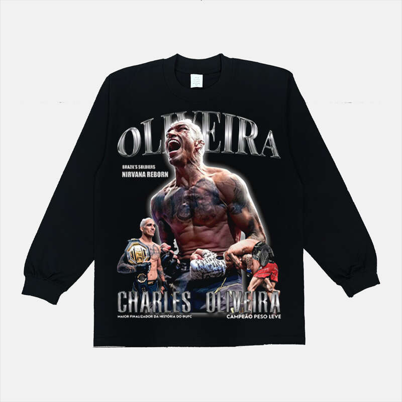 2024 autumn new loose long sleeved American retro street oversized trendy brand top men's round neck sweatshirt