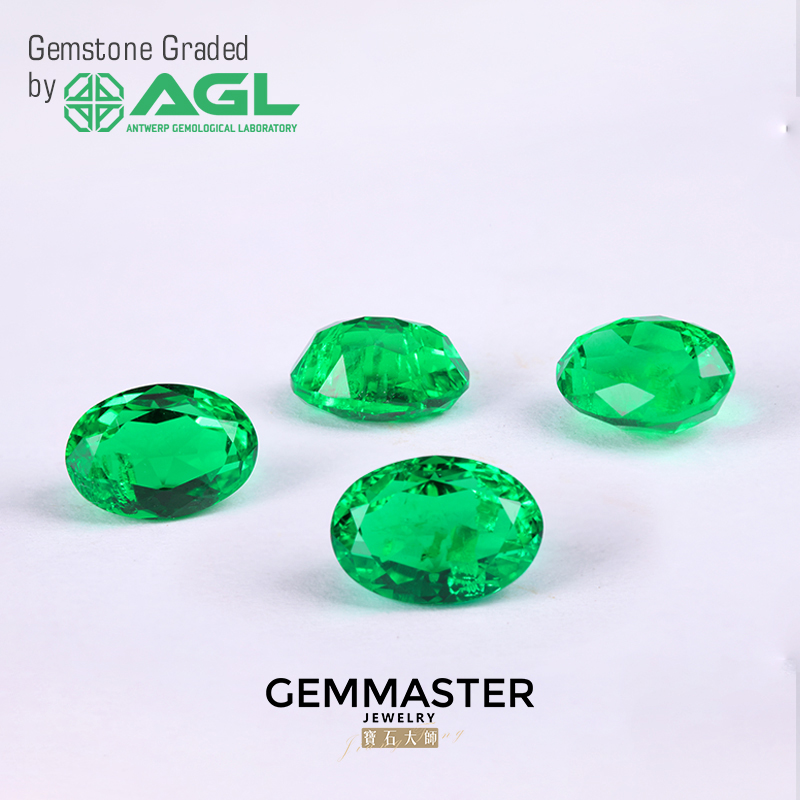 Oval Lab Grown Emerald VVS VS Vivid Green Stone Loose Emerald wholesale Hydrothermal Method Lab Emerald Custom Various Shapes