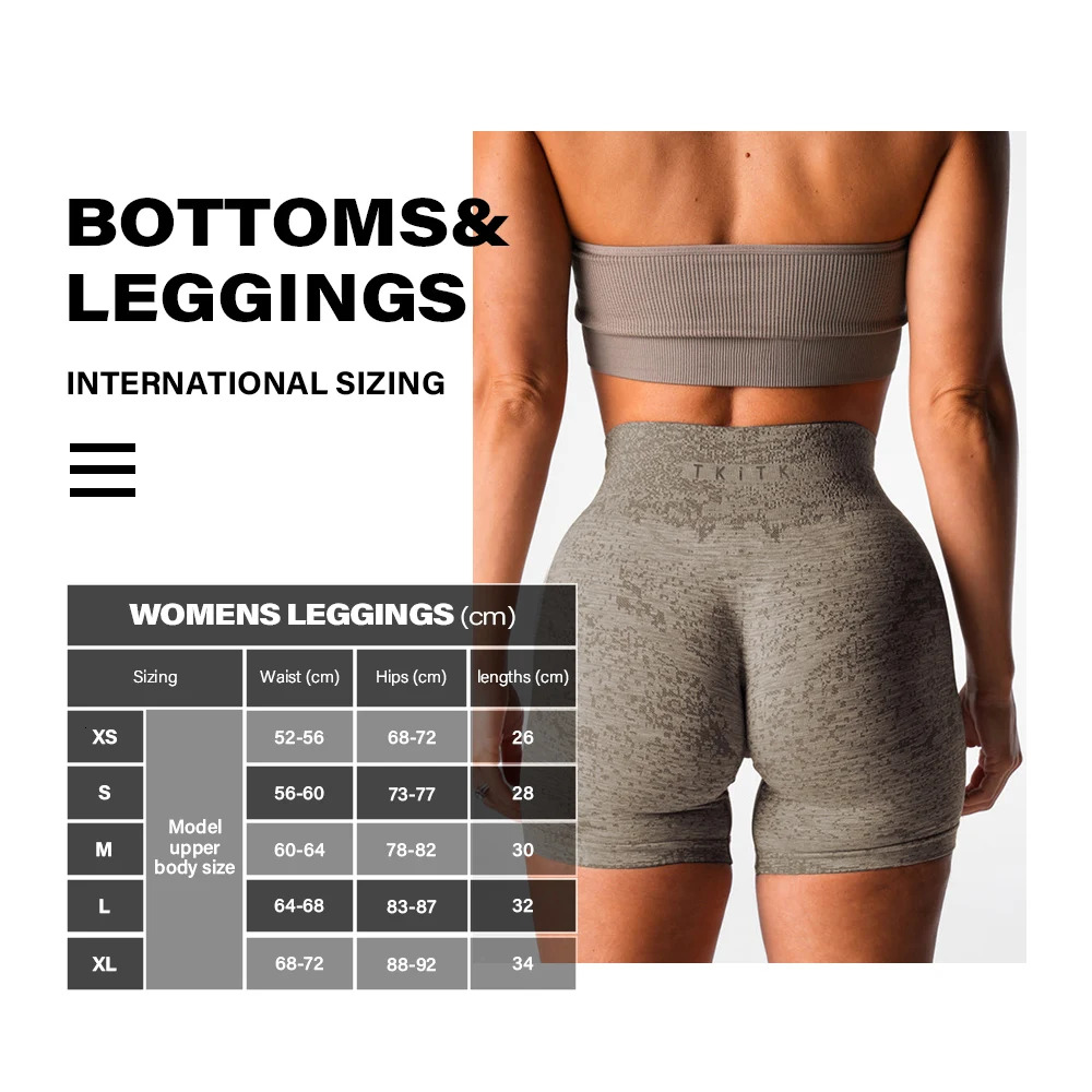 TKITK 2Pcs Digital Seamless Shorts Women Soft Workout Tights Fiess Outfits Spandex Yoga Short Gym Wear