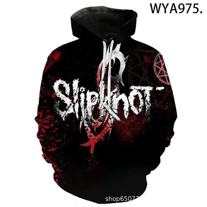 2024 Autumn/Winter Hip Hop Band 3D Printed Men's Casual Hoodie