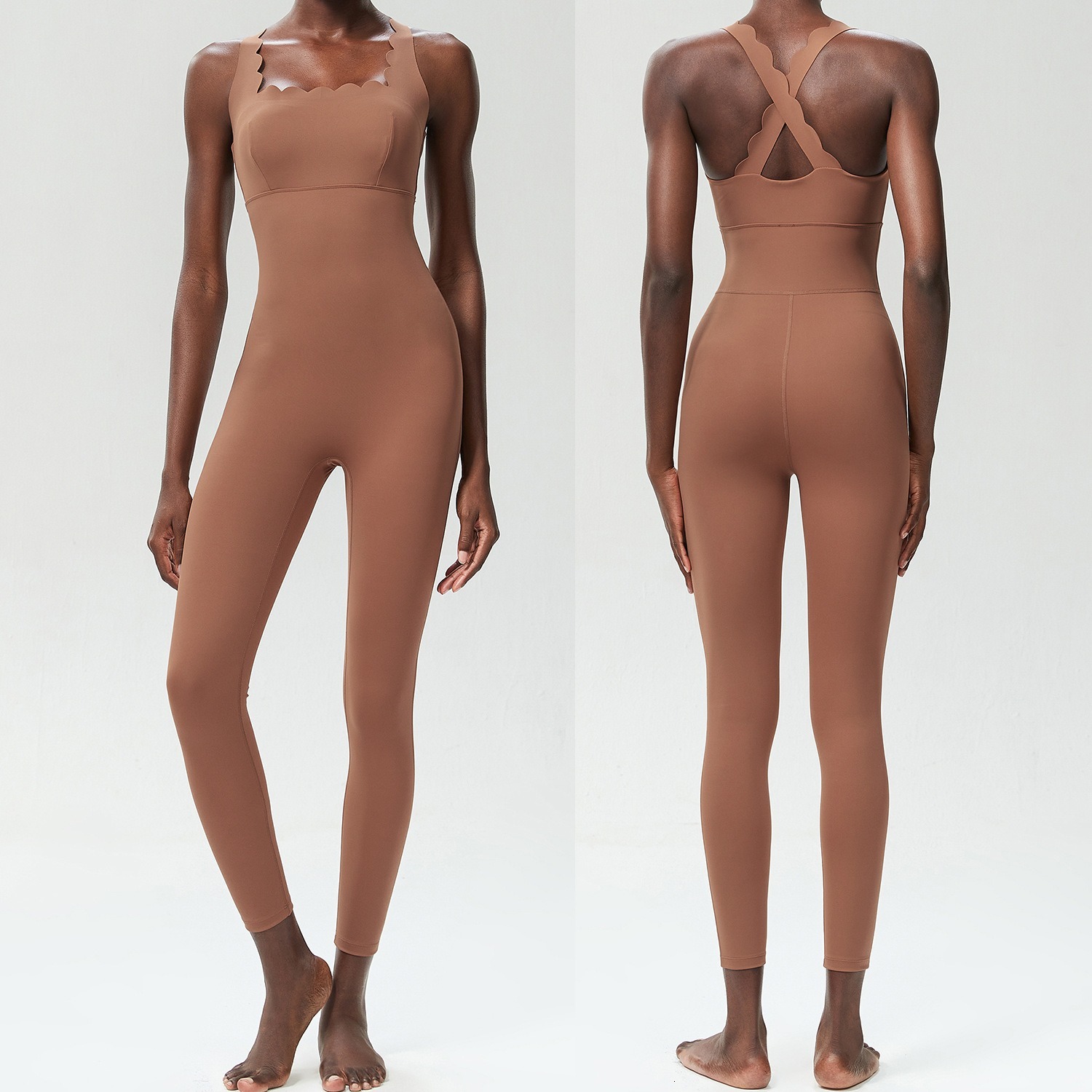 New Gym Sets Inner Bras Women Training Yoga Suits Sportswears Sports Jumpsuit Fiess Rompers Stretch Female Workout Bodysuits