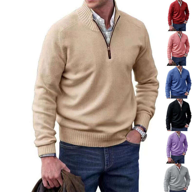 best-selg plus size wool men's warm sweater, 2024 new casual fashion trend clothing