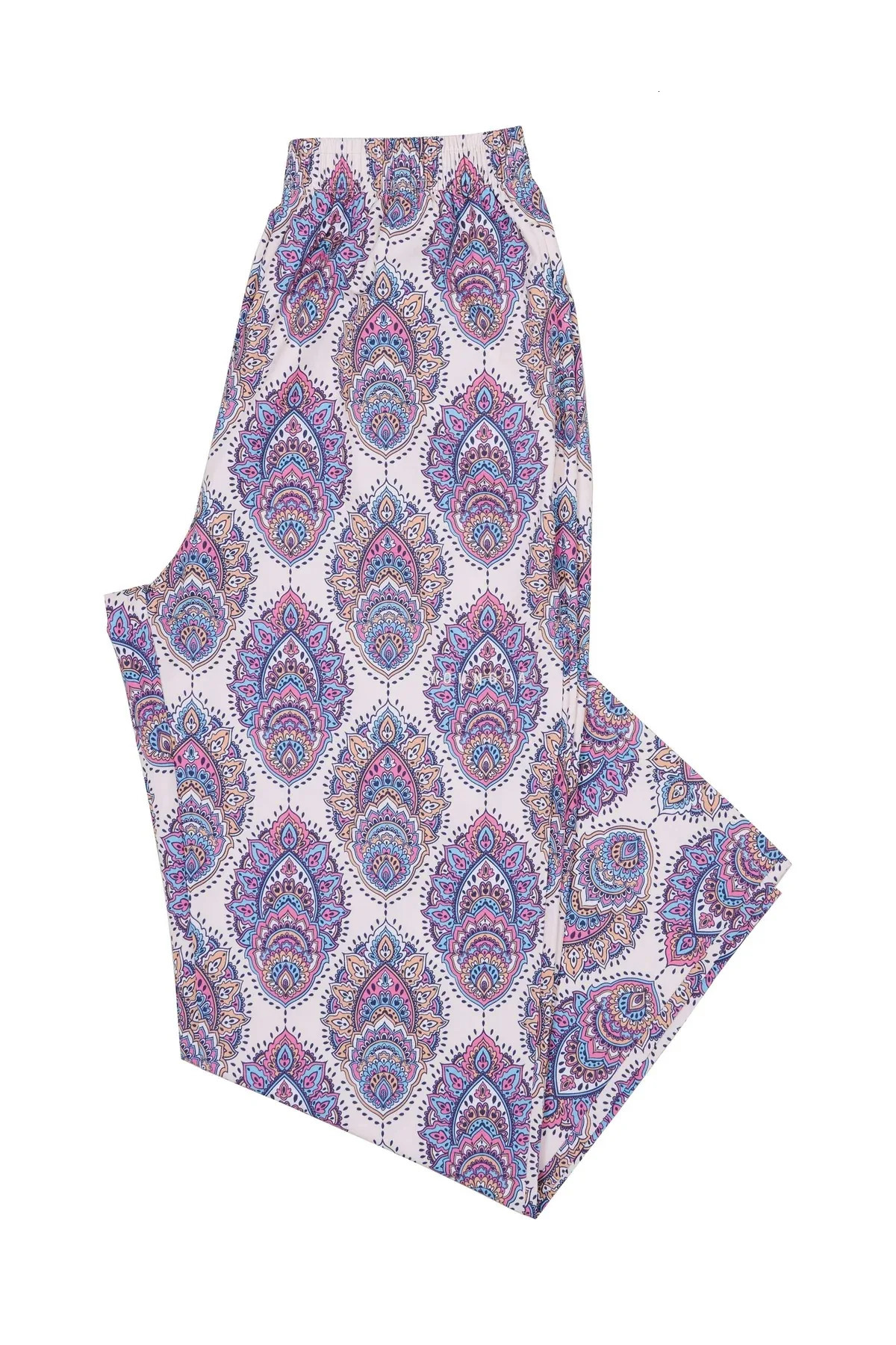 Retro Thin Pants Mens Summer Breathable Quick Drying Loose Sports Fitness Casual Digital Printed 241120