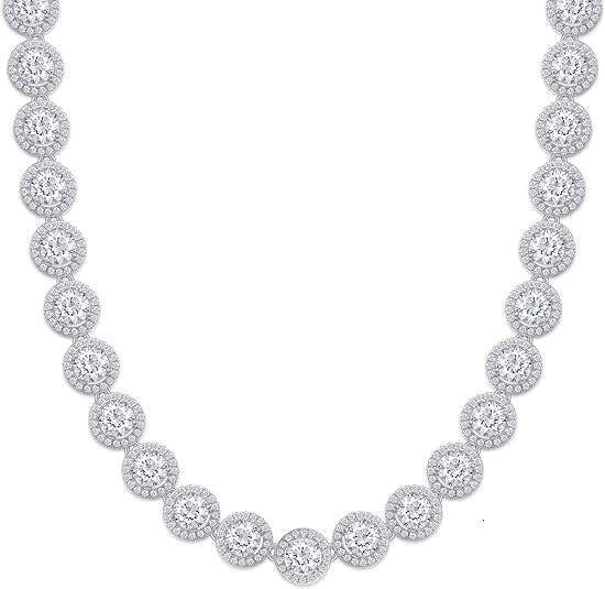 Street Hip Hop Cuban Chain Inlaid with Dia Zircon Personalized Necklace for Men and Women Rapper Accessories Trend