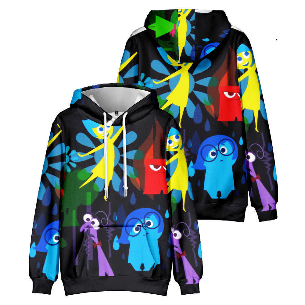 New European American Cartoon Movie Brain Special Forces 23D Printed Hoodie for Men and Women Children's Clothing