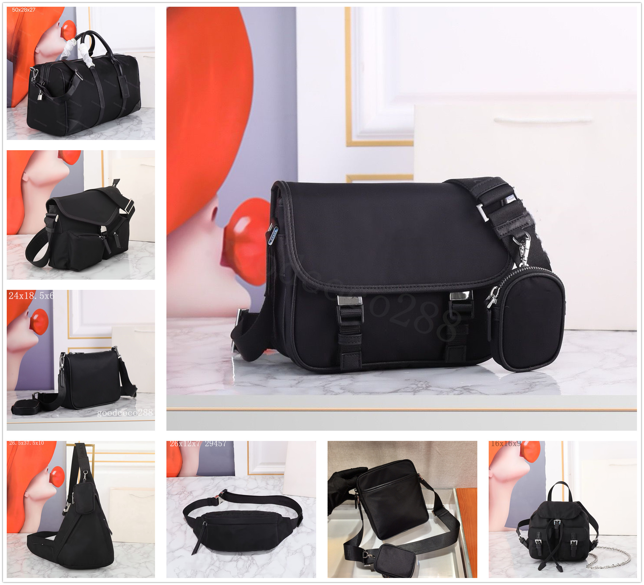 luxury designer bags men messenger bag Travelling bag tote bags cross body reverse canvas set bag man shoulder purse wallet clutch handbag backpack pockets 69443302