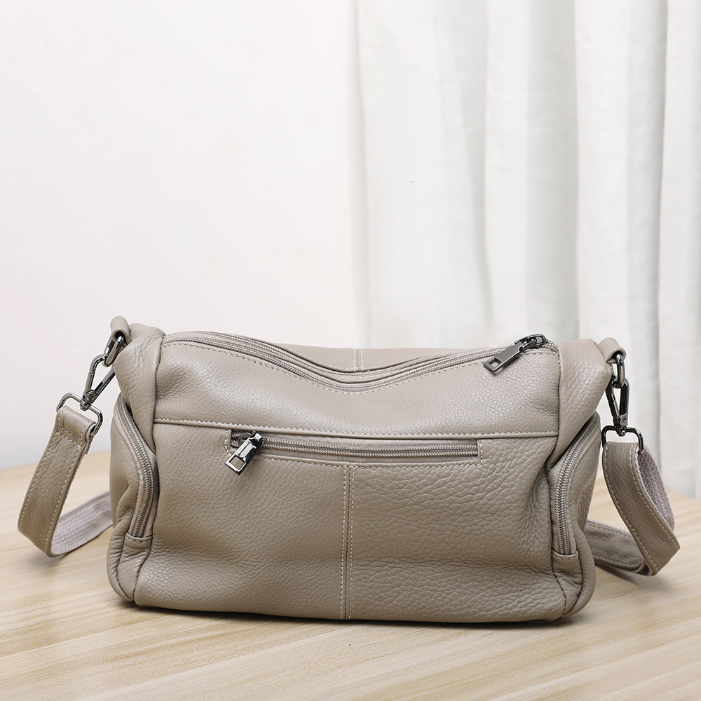 100% top layer cowhide women's shoulder crossbody genuine soft leather armpit bag, mommy bag