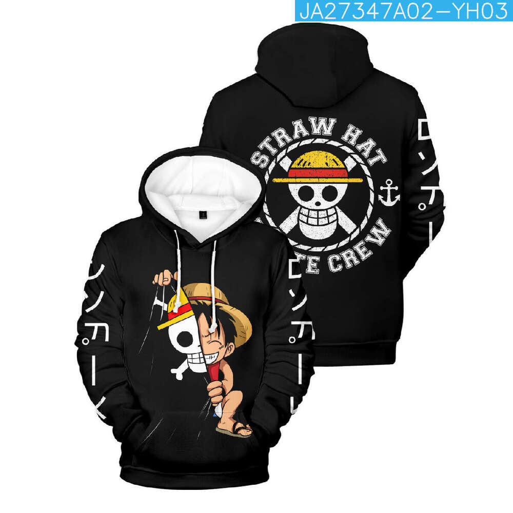 2024 Autumn/Winter New Hooded One Piece 3D Printed Street Trendy Hoodie