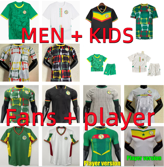 22 23 24 25 26 Senegal soccer jerseys 2024 2025 2026 World Cup national team KOULIBALY Retro GUEYE KOUYATE SARR Maillot de foot Player Version football shirt Men kids