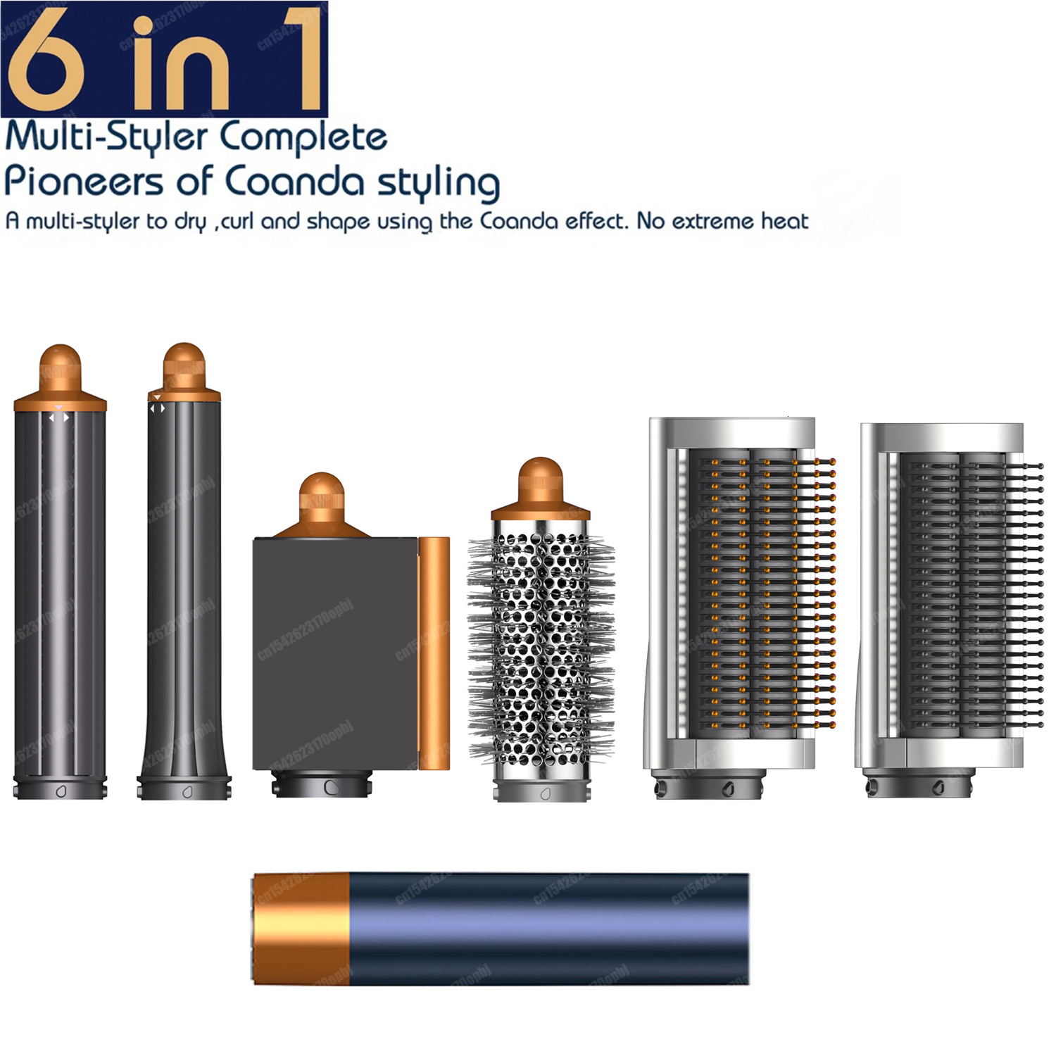 Compact Design Hot Air Rounder Innovative Salon-Quality Blowout Machine Combining Flatiron Features