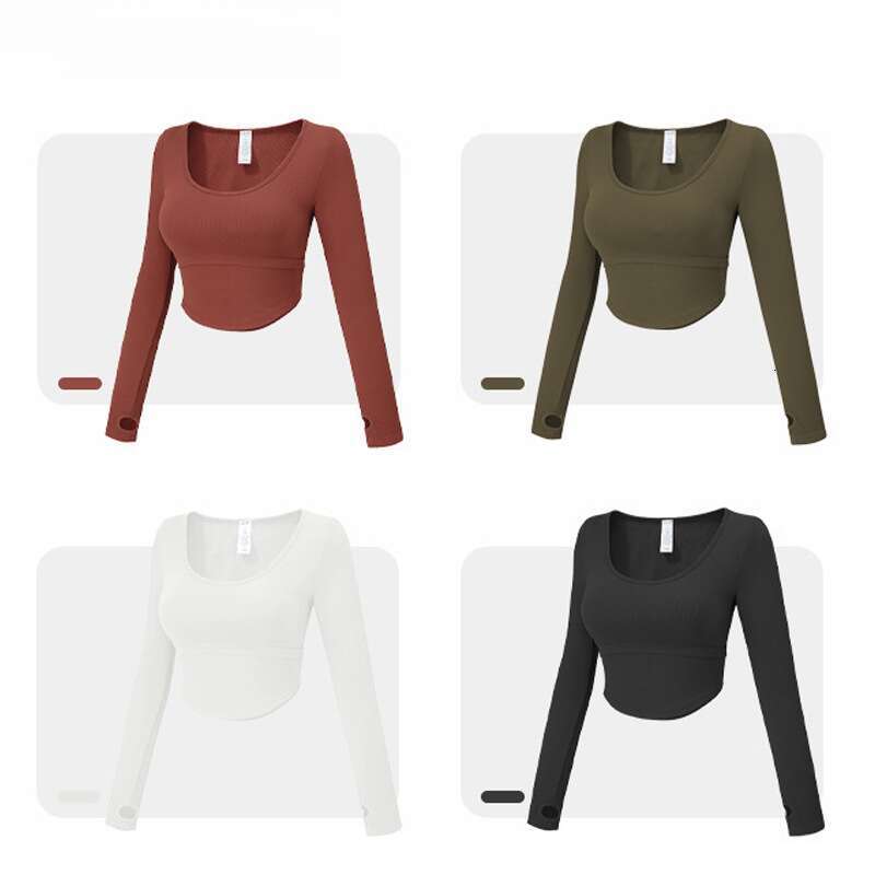 New yoga clothes for women in and winter, high-end temperament, professional fiess, Pilates training, new long sleeved autumn