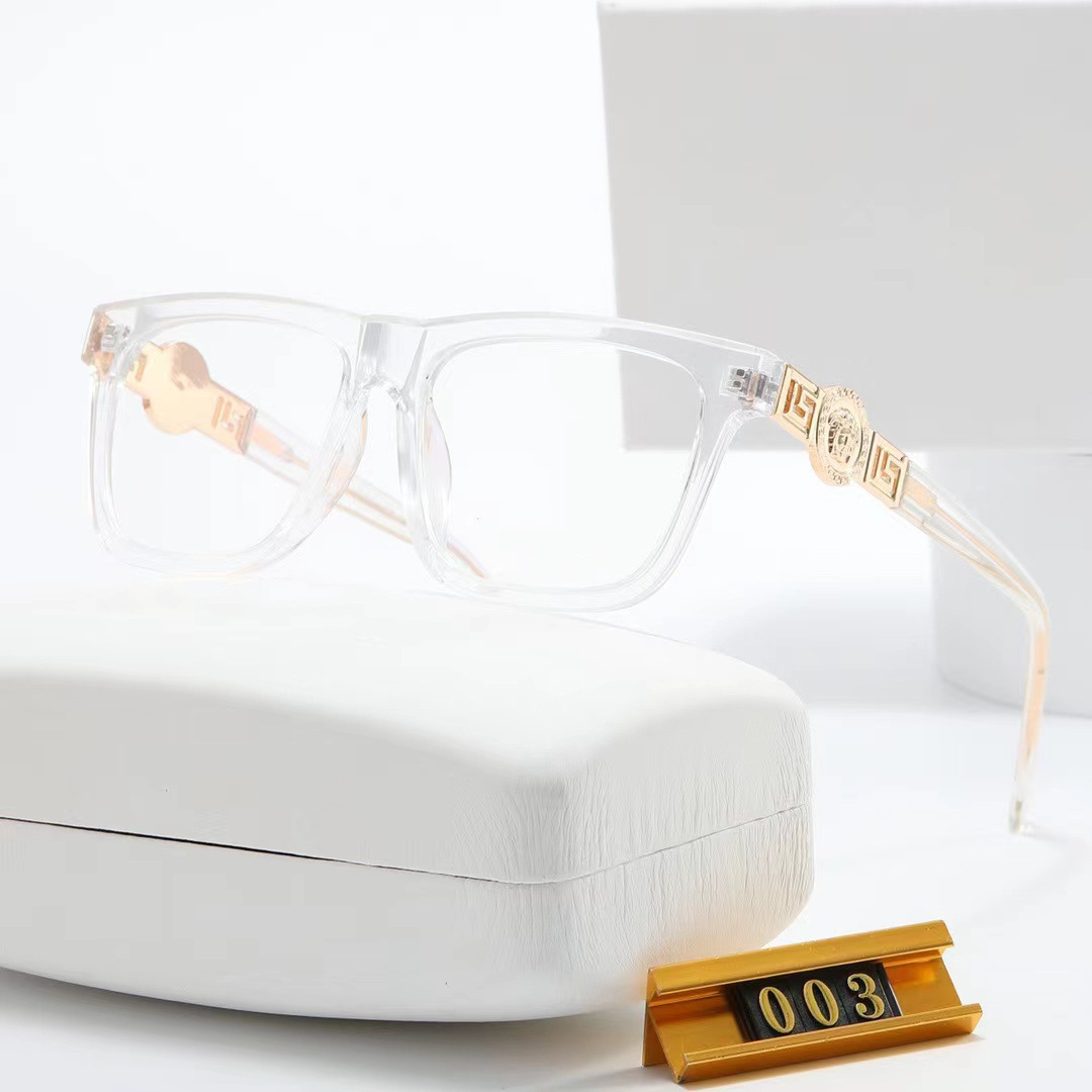 2024 Hot Designer Eyeglass Frame Sunglasses Men For Women Classic Beach Shading UV Protection Glasses Men's Eyeglasses With Box