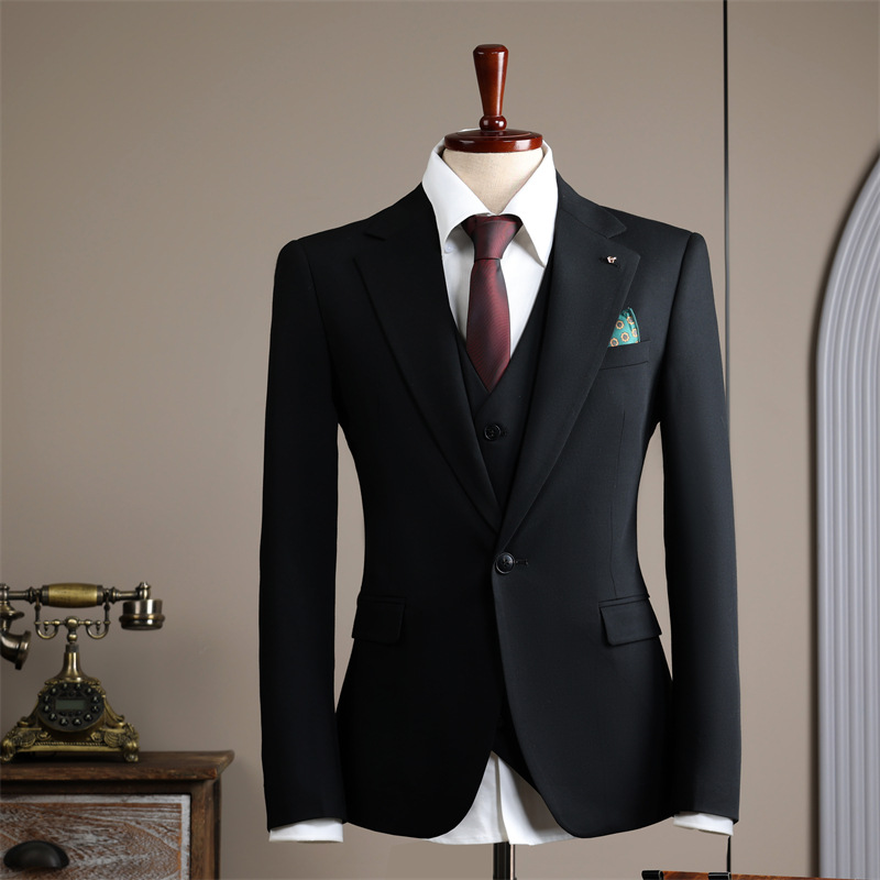 K580 Performance Men's Single Button Jacket - Elegant Host Dress Suit Set