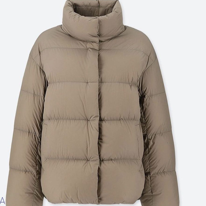 Designer's autumn winter plus size lightweight 90 white duck down fashionable for women, loose versatile, small light and thin bread jacket is tr