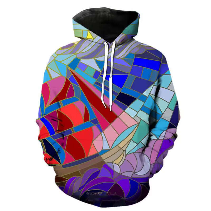 New Abstract Graffiti Art 3D Printed Sweatshirt Haruku Style Sportswear Street Hoodie