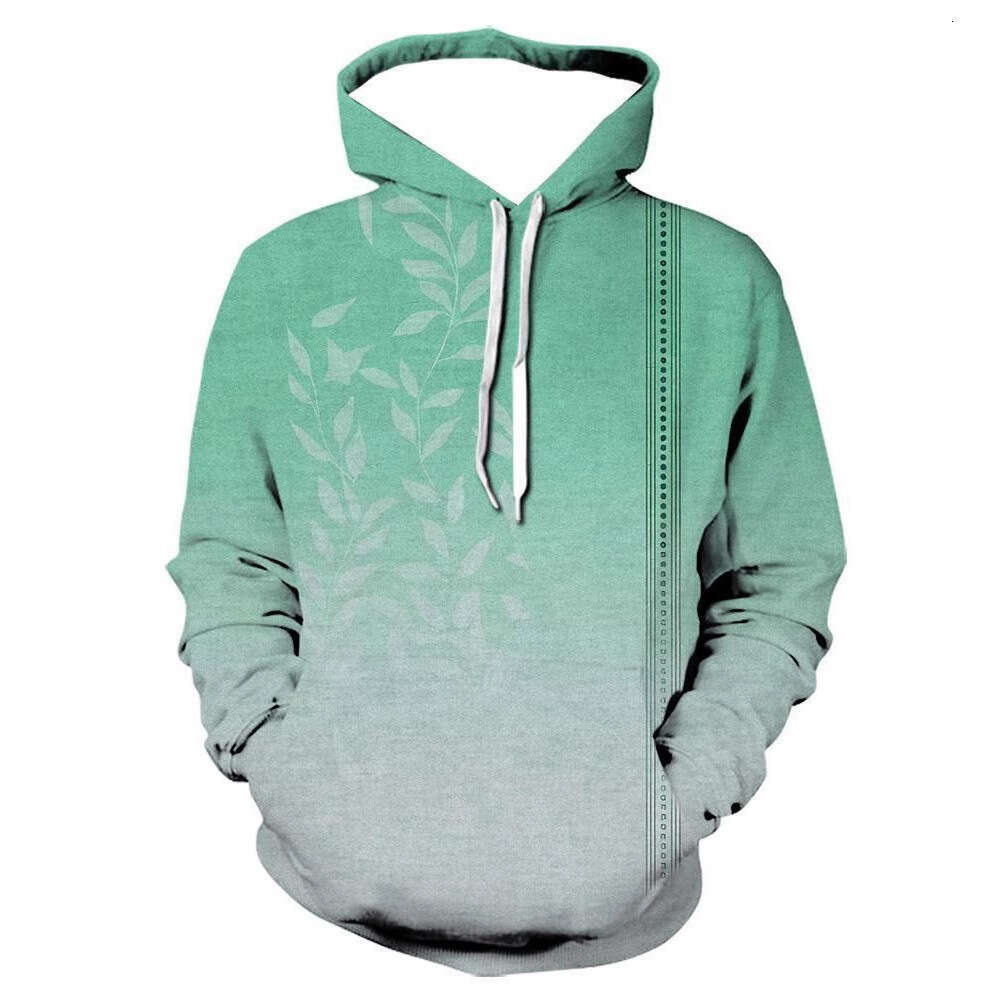 Autumn and winter hot selg plus size with vortex 3D digital printing, men's long sleeved hooded hoodie
