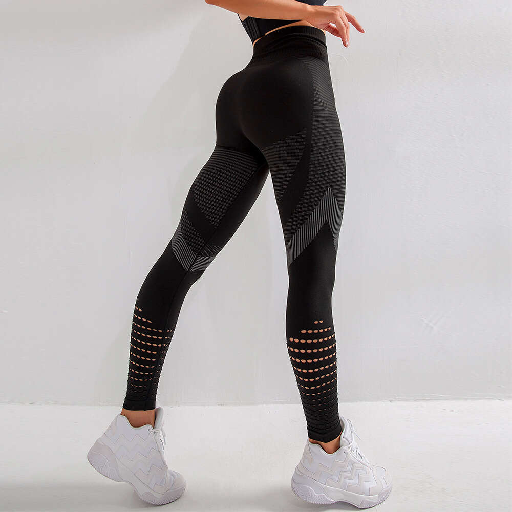 Summer Mesh Breathable High Waist Tight Yoga Women's Peach Fiess Lifting Hip Running Sports Pants