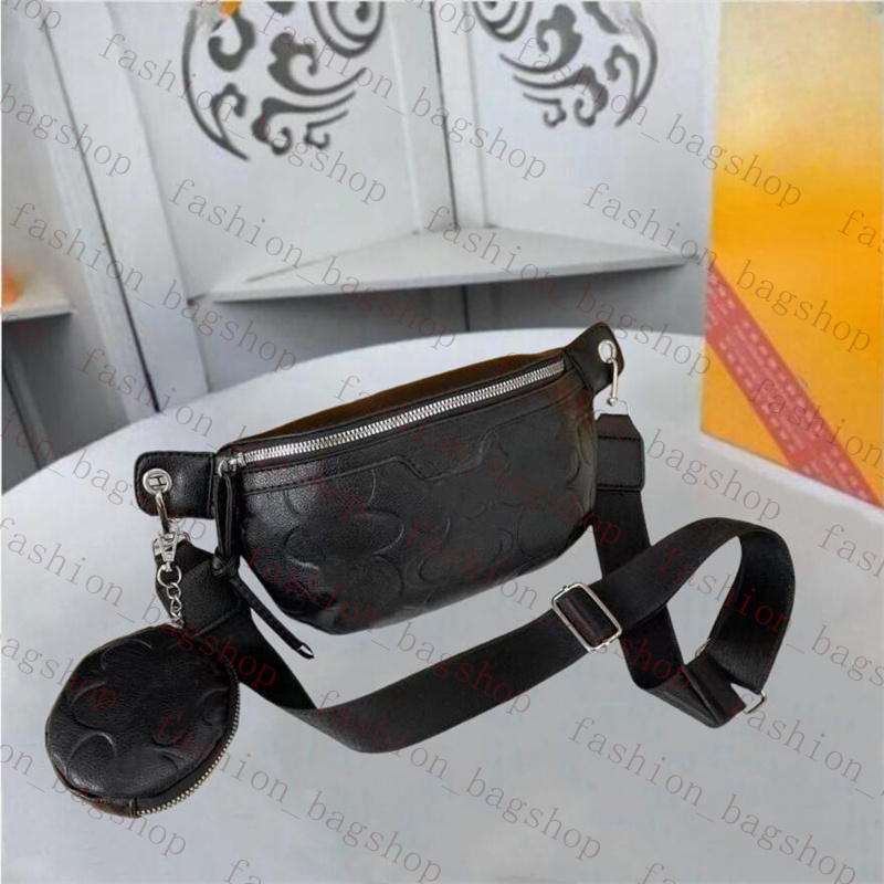 Two Piece Waist Bags Bumbag Cross Body Waist Bags Temperament Bumbags Fanny Pack Bum embossing flowers Coin Purse Famous soft leather designers bags Chest bag