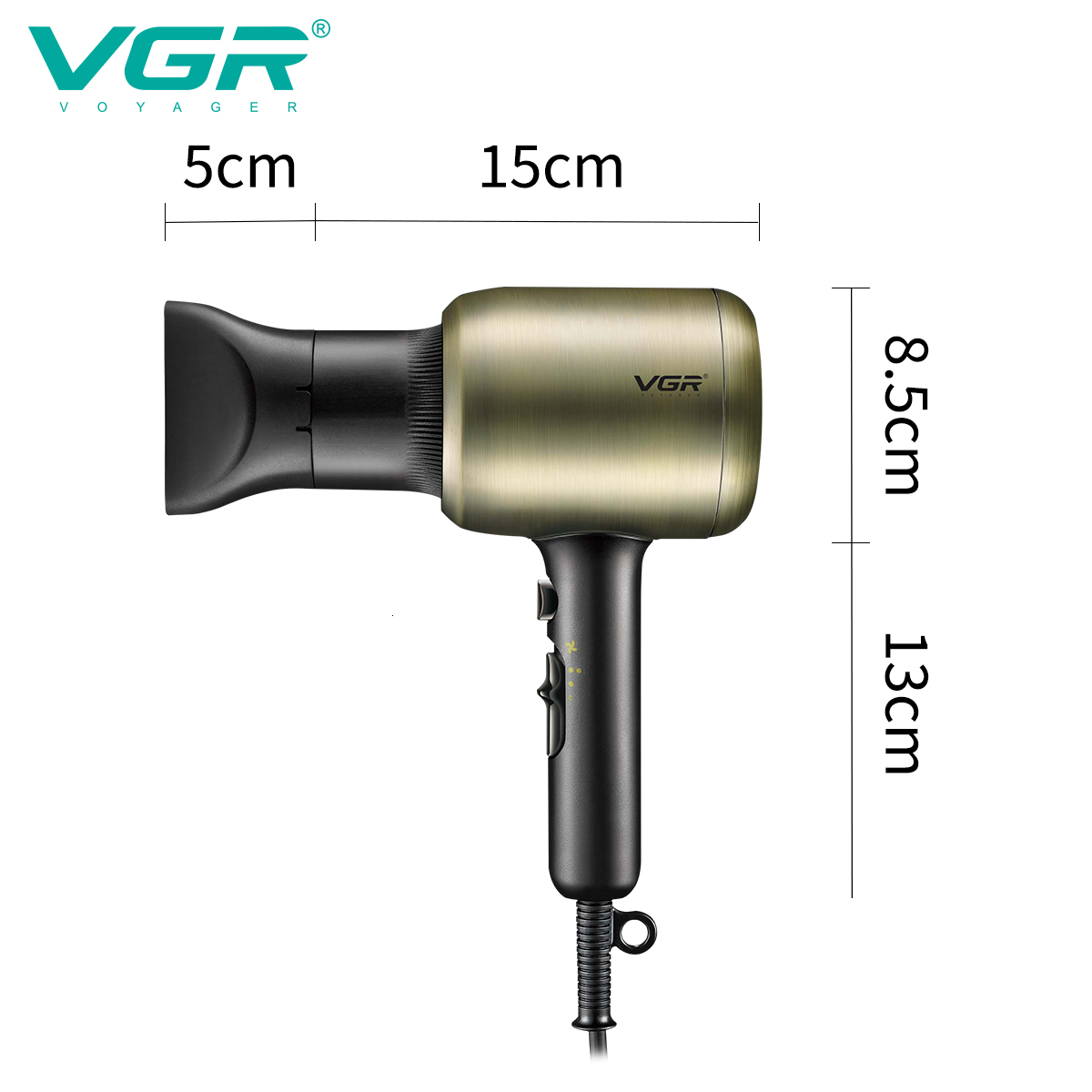 VGR Professional 1800-2200W Powerful Electric Blow High Speed Salon Overheating Protection Hair Dryer V-453