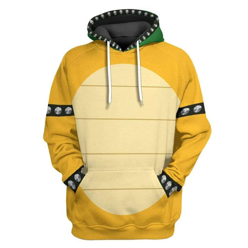 European and American Super Mario Brothers big movie 3D digital printed pullover hooded sweatshirt