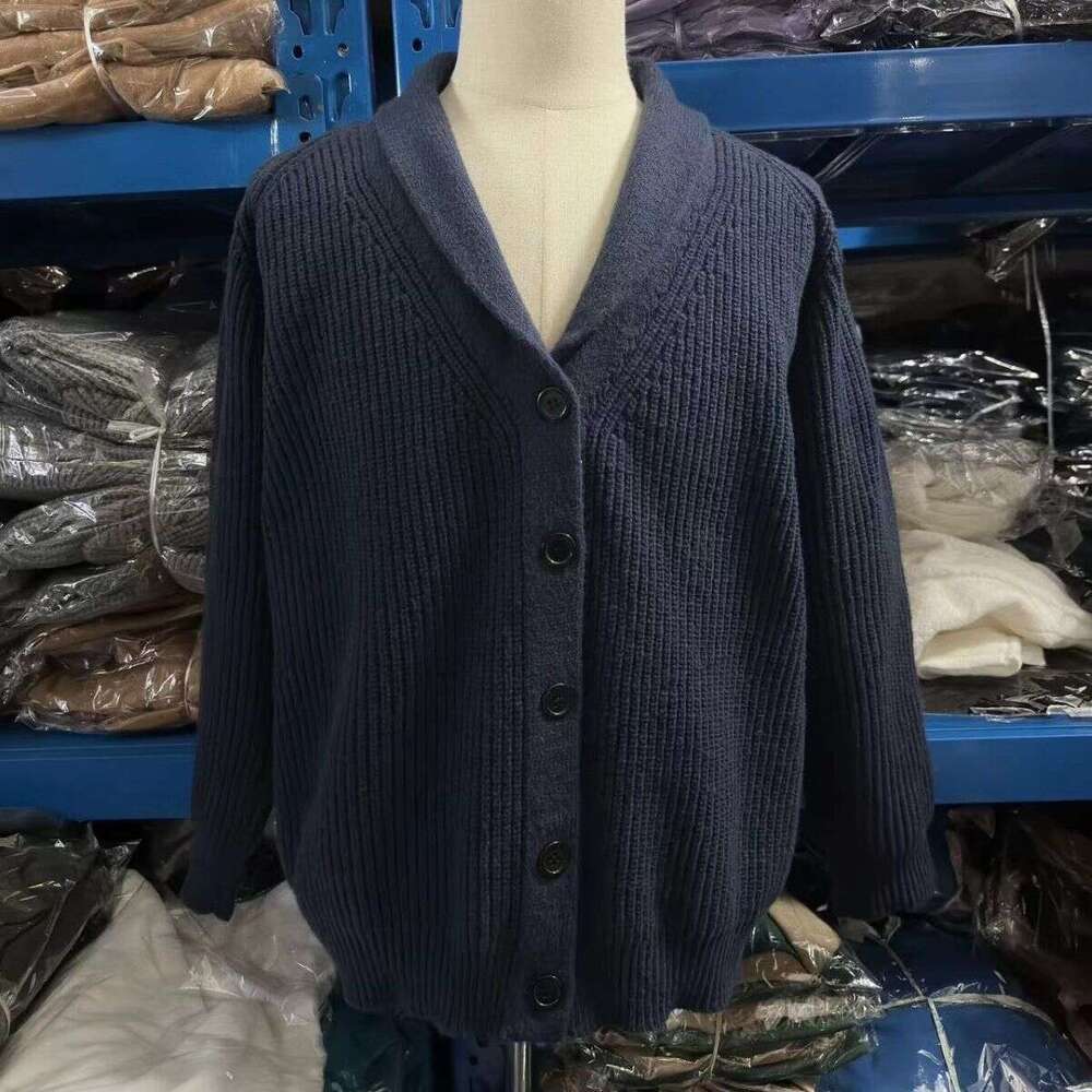 Men's popular knitted jacket casual warm retro men's plus size lapel sweater 2024 new style chic elegant clothing