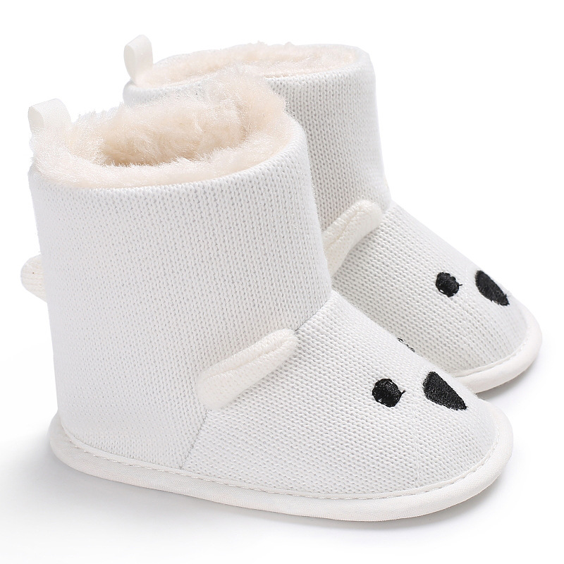 Infant Winter Boots Baby Toddler Newborn Cute Cartoon Bear Shoes Cutefeet Girls Boys Little Kid First Walkers Snow Boots