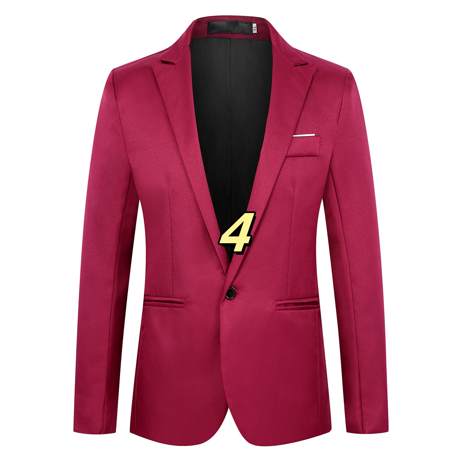k1182 Slim Fit Single-Breasted Business Suit Jacket - Stylish Tailored Look