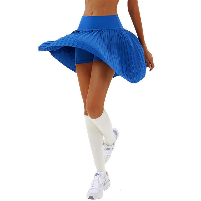 Elegant yoga pleated sports anti glare badminton golf short tennis skirt