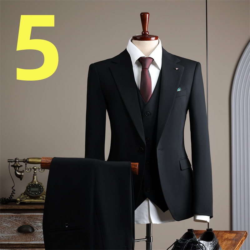 Slim Fit k1444 Single-Breasted Business Suit Jacket - Stylish Tailored Look