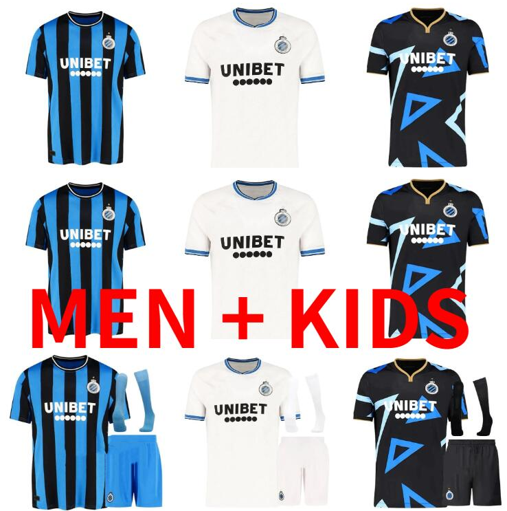 24 25 ClUb BrUGge Soccer Jerseys Kids Kit 2024 2025 Maillot Foot Home Away Football Shirt Fan Player Version JUTGLA LANG MEIJER ONYEDIKA BUCHANAN VANAKEN SKOV OLSEN