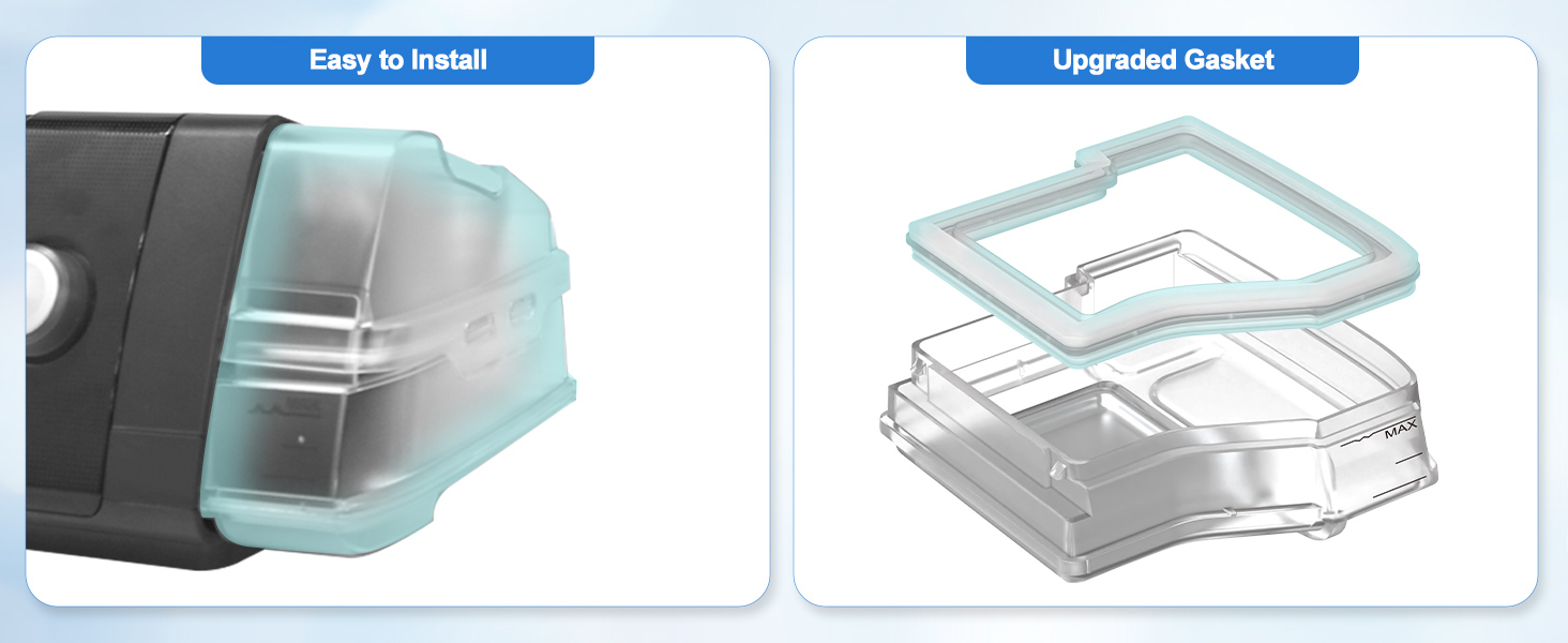 High-Quality Water Reservoir for CPAP Machines Compatible with AirSense 10 & AirCurve 10 Systems