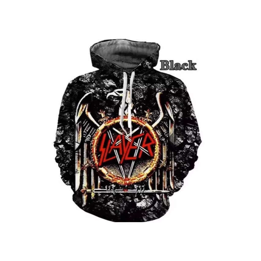 New European American style 3D digital printed hooded sweatshirt for men in spring and autumn, loose skeleton design, 2024 hot selg item