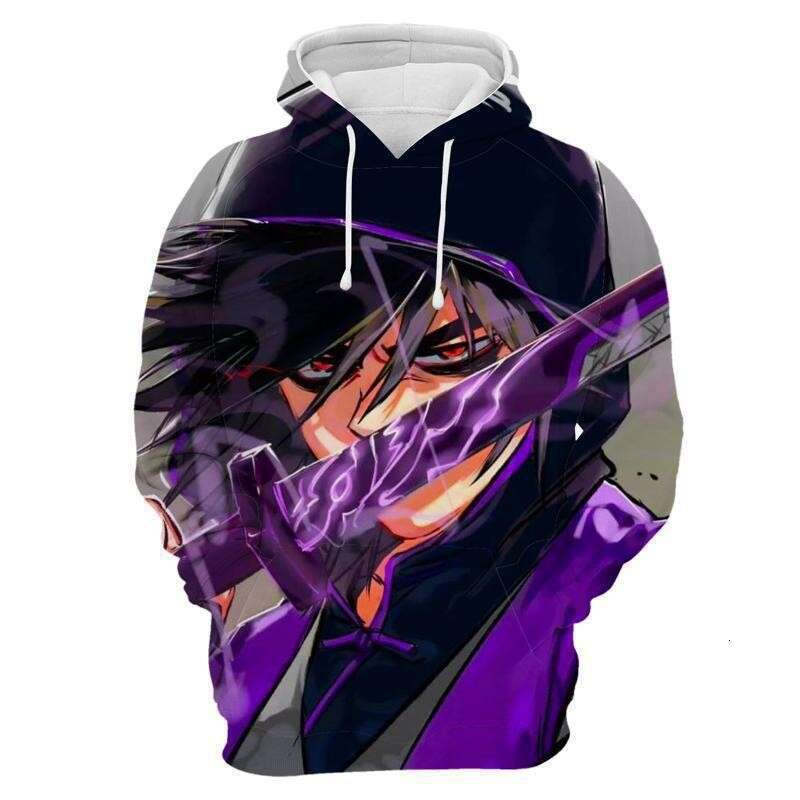 2024 New Assassin Wu Liuqi 3D Digital Printed Trendy Long Sleeve Hoodie Casual Sweatshirt
