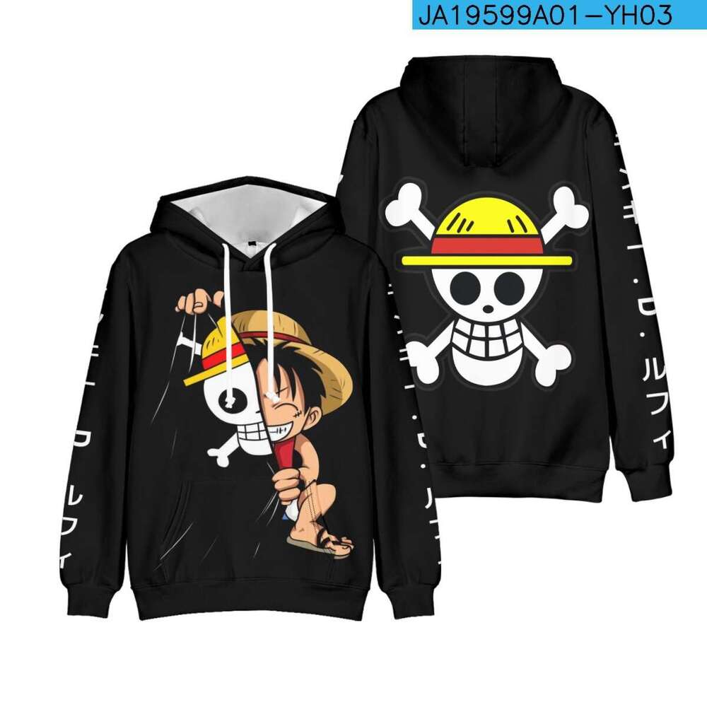 2024 Autumn/Winter New Hooded One Piece 3D Printed Street Trendy Hoodie