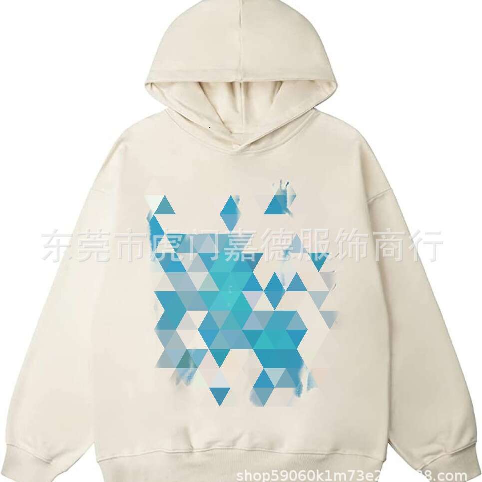 2024 hot fashion brand men's and women's gothic style pullover hoodie, versatile for couples, loose hoodie