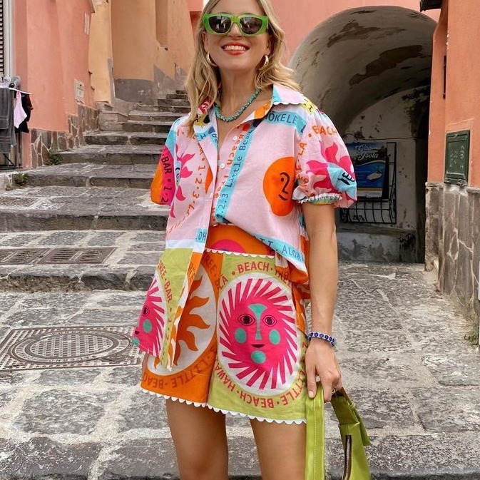 New Casual Fashion Versatile Lace Collar Cardigan Shirt Set For Women clothing ladies